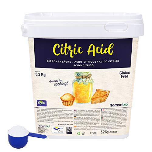 Suplemento Alimentar NORTENBIO Ácido Cítrico (5,2 kg) Nortembio - Ervas e especiarias - suplemento alimentar, ácido cítrico, 5,2 kg