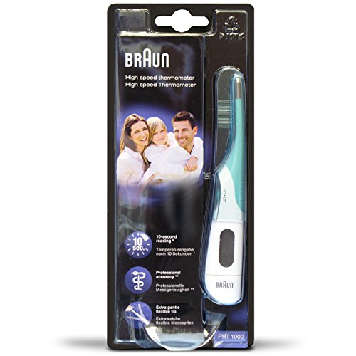 Termómetro de Pessoas BRAUN PRT 1000 (Branco) Braun - Termómetros médicos - oral, axilar, retal, ponta flexível