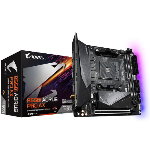 Motherboard GIGABYTE B550I Aorus Pro AX (Socket AM4 - AMD B550 - Mini-ITX) Gigabyte - Placas-mãe - am4, b550, mini-itx