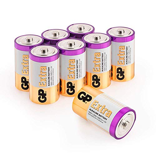Pilhas D-Cell Gp Extra (8 unidades) (Recargas e Acessórios) GDP - Baterias de uso geral - 1300 mAh, 1,5 V, 12 h
