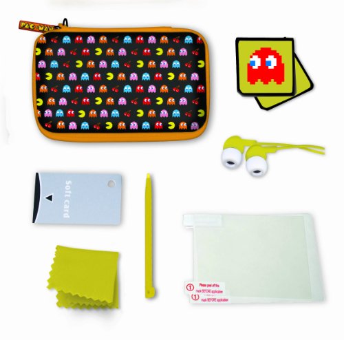 Kit de acessórios para jogos SHARDAN 3DS Pacman Kit 7 in 1 Shardan - Acessórios para console de jogo portátil - kit, acessórios, jogos, shardan, pacman, 3DS