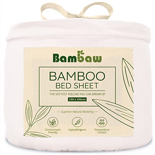 Lençol Bambaw Bambaw Cotton 150X200 Cm Branco Bambaw - Lençóis - lençol, bambaw, algodão, 150x200 cm, branco