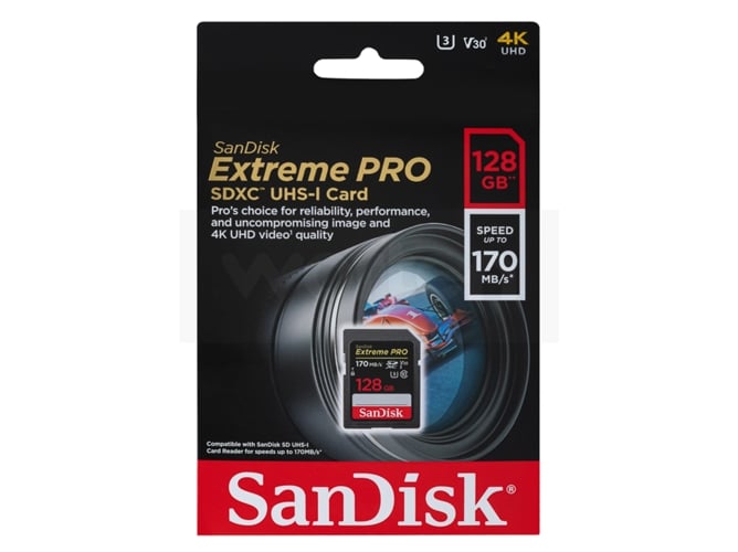 Cartão de memória SANDISK Extreme Pro (Acessório Informática e Tel.) Sandisk - Cartões de memória flash - cartao memoria, sandisk extreme pro, acessorio informatica, telefones