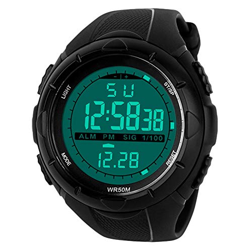 Relógio Desportivo BHGWR Homem (Bluetooth - Preto) BHGWR - Relógios - bluetooth, preto, aço inoxidável, resistente à água
