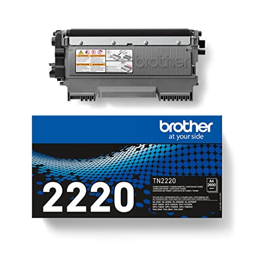 Tóner BROTHER TN2220 Preto (1TNN22C0) Brother - Cartuchos de toner e jato de tinta - 2600 páginas, laser, preto, brother hl-5240