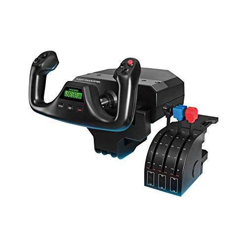 Joystick LOGITECH Pro Flight Yoke System (PC) Logitech - Controladores de jogo - joystick, pc, pro flight