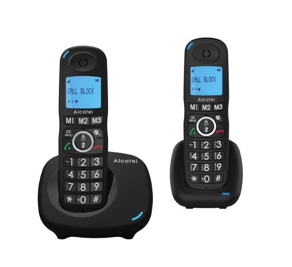 Telefone sem fio ALCATEL XL535 Duo Preto ALCATEL - Telefonia - sem fio, duo, preto