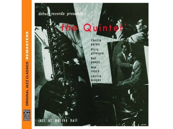 CD Quintet - The Quintet (1 CDs) (Música Clássica) Concord - Música e gravações de som - jazz, saxofone, piano, contrabaixo, bateria