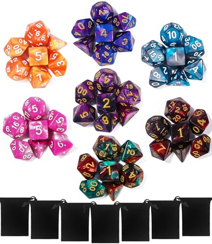 Dado TIDEVAN 49 Dados Poliedricos (Idade Mínima: 3) TIDEVAN - Jogos - 49 dados, poliédricos, imagem, plástico