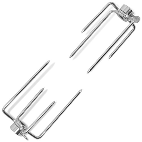 Espetos de Churrasco VIDAXL (Aço Inoxidável - 30 x 1.5 cm) vidaXL - Móveis de exterior - aço inoxidável, 30 x 1.5 cm
