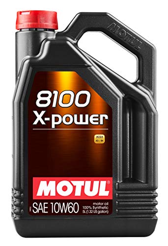 Óleo de Motor MOTUL 8100 X-Power (5 L) MOTUL - Óleo do motor do veículo - 100% sintético, alta viscosidade, desgaste, turbo, válvulas duplas