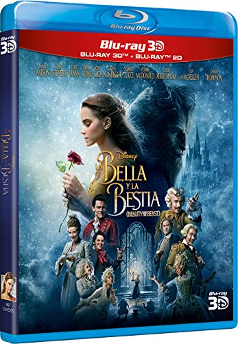 Blu-Ray La Bella Y La Bestia - Edición Estándar (3D+2D) Disney - Dvds de filmes e programas de televisão - 3D, 2d, fantasia, aventura
