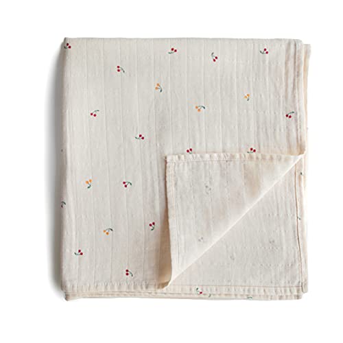 Toalha de Enrolar MUSHIE Baby Swaddling Blanket mushie - Roupa de cama - manta de musselina, algodão orgânico, pre-lavada, respirável