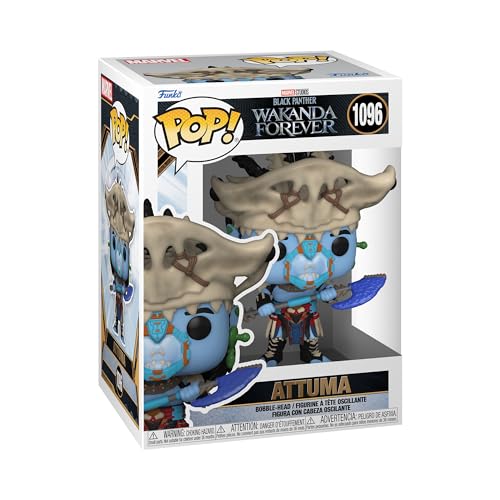 Figura FUNKO Pop! Marvel: Black Panther 2-Attuma Funko - Bonecos de ação e brinquedo - vinil, 9 cm, coleção, marvel