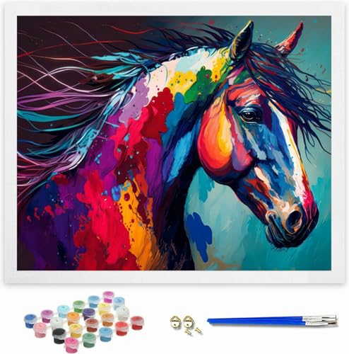 Pintura Por Números Para Crianças E Adultos 40 X 50 Cm Tabuleiro HIOLIFE Hiolife - Materiais de arte e artesanato - pintura, números, crianças, adultos, tabuleiro