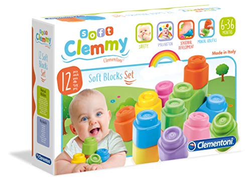 Blocos de construção CLEMENTONI 14706 (3 anos) CLEMENTONI - Brinquedos - azul, laranja, vermelho, 12 peças