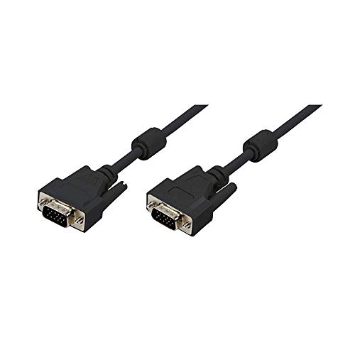 Cabo de Vídeo LOGILINK (VGA - 10 m - Preto) Logilink - Cabos - vga, 10m, preto