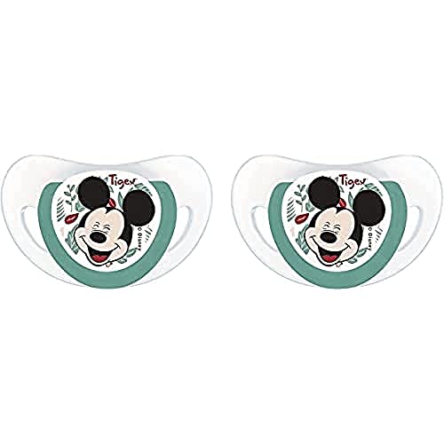 Conjunto de 2 Chupetas TIGEX Mickey & Minnie Mouse TIGEX - Cuidados com a higiene oral - conjunto, chupetas, mickey, minnie mouse