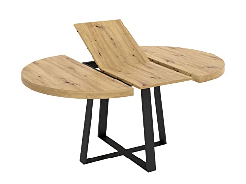 Mesa de Refeição INNOVATION HOME FURNISH DUNA (Branco - melamina - 110x77 cm) DEKIT - Mesas de cozinha e sala de jantar - branco, melamina, 110x77 cm