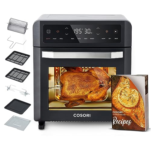 Fritadeira sem Óleo COSORI 12L (Capacidade: 2.5 kg) COSORI - Fritadeiras - 12L, 2.5 kg, temperatura regulável, programação automática