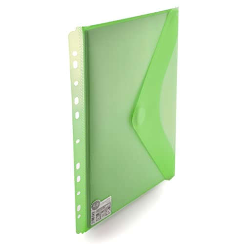 Pasta com Elástico OFFICE BOX Green Classic Fraga Import - Pastas de arquivo - fecho de velcro, a4, 80 folhas, duplo fechamento