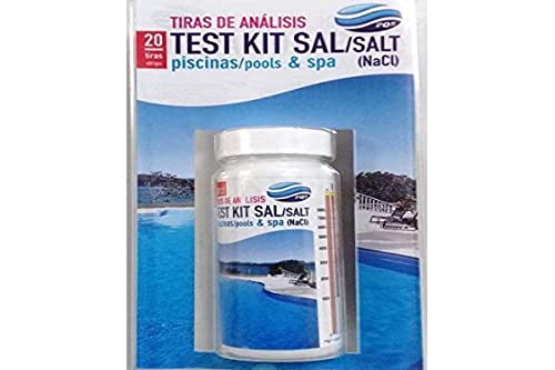 Teste para Sal PqS Test Kit de Sal 20 Unidades PQS - Acessórios para piscina e spa - sal, 20 unidades, analise, amostras