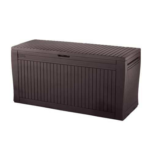 Caixa de Arrumação KETER Garden Box (Castanho - Aço - 57.5x43.3x79 cm) KETER - Caixas de armazenamento externas - 270 kg, aço, castanho, 57.5x43.3x79 cm