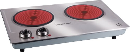 Jata V532 Placa com Zona de Vitre e Cerâmica 2000 W Preto Aço inoxidável Jata - Eletrodomésticos - zona de vitre, cerâmica, 2000 W, preto aço inoxidável