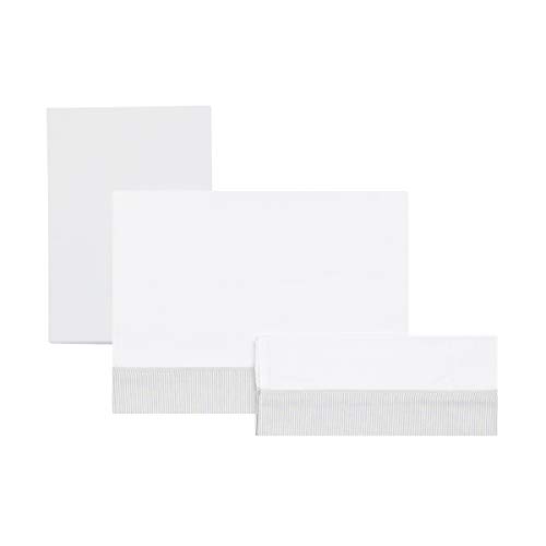 Lençol CAMBRASS (Algodão - 140 x 200 cm) Cambrass - Lençóis - algodão egípcio, suave, macio, 3 peças