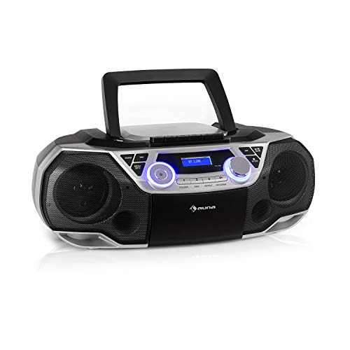 Rádio Auna Roadie 2K | Prateado (Rádio) AUNA - Áudio - dab+, fm, prateado, 2 altifalantes, 4 W