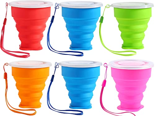 Copos de Viagem LOSTWRY 6 Peças (Plástico - Transparente) Lostwry - Porta-alimentos e bebidas - 6 peças, plástico, transparente, 250ml