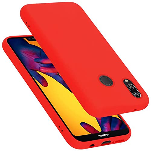 Capa para Huawei P20 Lite CADORABO Vermelho CADORABO - Capas para telemóveis - silicone, huawei, p20 lite, vermelho