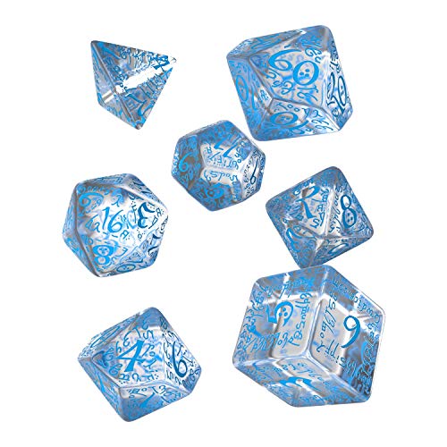 Jogo de Tabuleiro Q WORKSHOP Elvish Translucent & Blue (Idade Mínima Recomendada: 8 anos) Q WORKSHOP - Jogos - jogo de tabuleiro, 8 anos, menino/menina, azul, verde