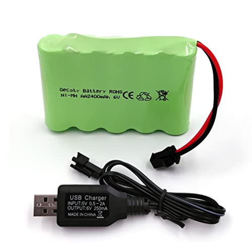Pilhas Recarregáveis GEOTY 6V 2400mAh NiMH Gecoty - Baterias - 6v, 2400mah, nimh