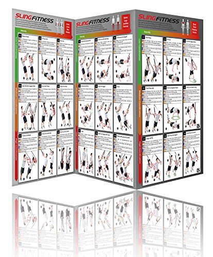Póster Váriosling® Grande Póster/Cartaz de Treino em Suspensão com 54 Exercícios Variosling - Pósteres, impressões e arte visual - poster, treino, suspensão, exercícios