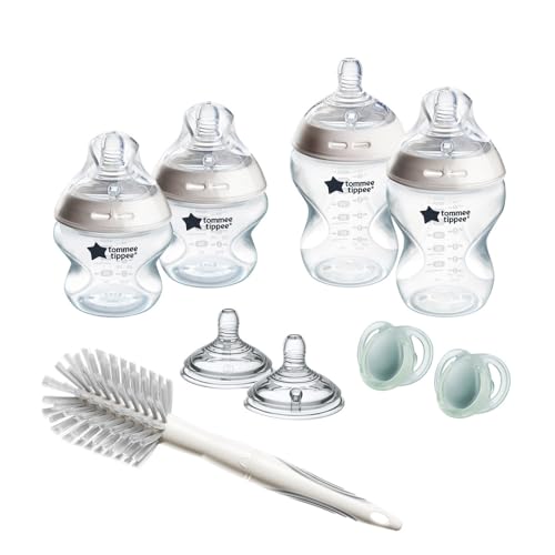 Conjunto de Biberões TOMMEE TIPPEE Natural Start Tommee Tippee - Biberões - tetina flexível, silicone, anti-cólicas, fácil de limpar