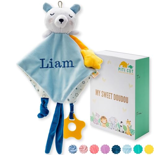 Peluche Piti Cot Doudou Azul 20 cm (Idade Mínima Recomendada: 3 anos) PITI COT COMPANY SRL - Roupa de cama e cama - peluche, piti cot, doudou azul, idade mínima recomendada, 3 anos