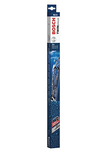 Conjunto de 2 Escovas Limpa-Para-Brisas BOSCH 611S Bosch - Peças e acessórios para janelas de veículos automotores - 2 escovas, plástico, fácil de usar, preto