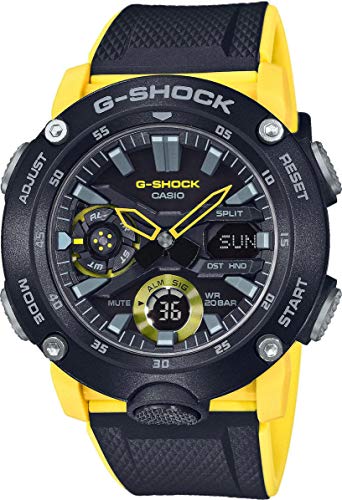Relógio CASIO Homem (Aço e Resina - Amarelo) Casio - Relógios - aço, resina, amarelo, suor