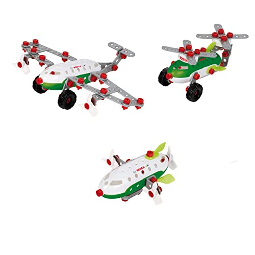 Conjunto de Brinquedos THEO KLEIN Bosch Aircraft Team KLEIN - Brinquedos de conjunto de construção - 82 peças, aviões, helicópteros, balões