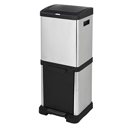 Caixote do Lixo KITCHEN MOVE BAT-959110 | Aço inoxidável KITCHEN MOVE - Lixeiras e cestos de lixo - caixote lixo, kitchen move, aço inoxidável