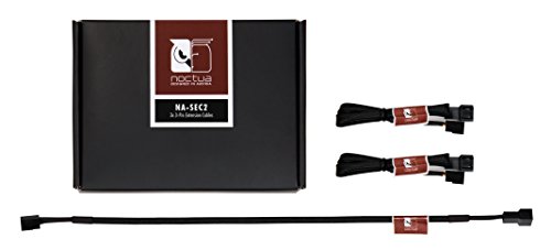 Noctua Na-Sec2 Acessório de Refrigeração de Hardware Preto Noctua - Fios de extensão - 0.3m, preto, 64g