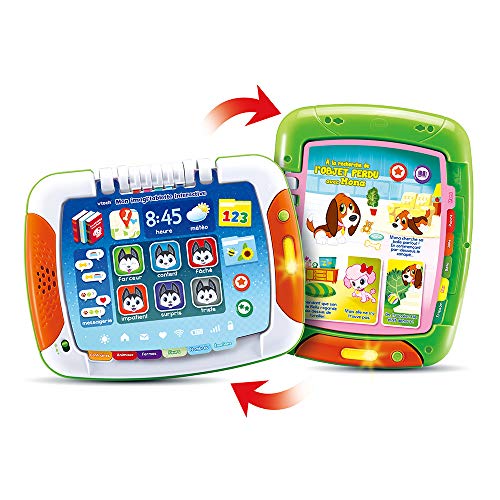 Tablet Interativo VTECH Mon Imagi'Tablette (Idade Mínima Recomendada: 3 anos) VTech - Eletrônicos falsos - idade mínima 3 anos, menino, branco azul rosa, aa