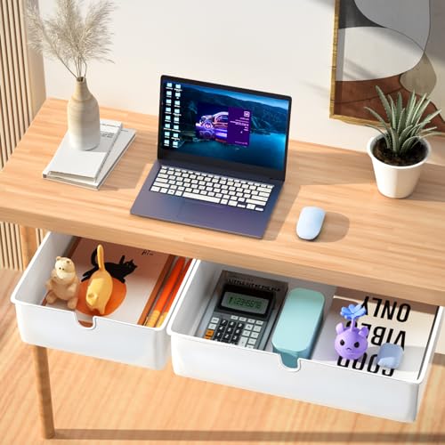 Caixa de Arrumação ZHHGOO (Branco - 38.5x25.5x14 cm) ZHHGOO - Organizadores de gavetas para casa - branco, 38.5x25.5x14 cm