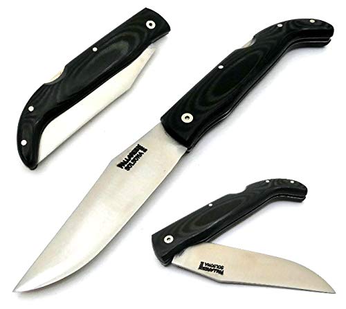 Navaja Pedraforca Pallares - 9 cm - Mango de Micarta Negro PALLARES SOLSONA - Cortadores - acero inoxidable, micarta preto, 9 cm, durabilidade