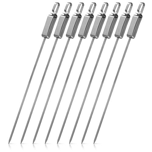 Conjunto de 8 Espetos de Churrasco NAVARIS Kw-Commerce - Espetos e palitos de comida - conjunto, 8 espetos, churrasco, navaris