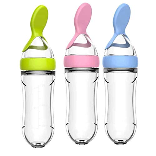 SupVox Conjunto de 3 Peças de Silicone com Chávena Dispensadora SUPVOX - Móveis para bebês e crianças pequenas - silicone, chávena dispensadora, 3 peças