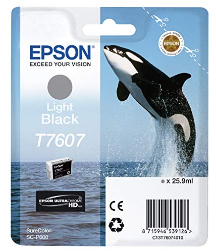 Tinteiro EPSON T7607 Preto Claro (C13T760740) Epson - Cartuchos de toner e jato de tinta - preto claro, 25,9 ml, jato de tinta