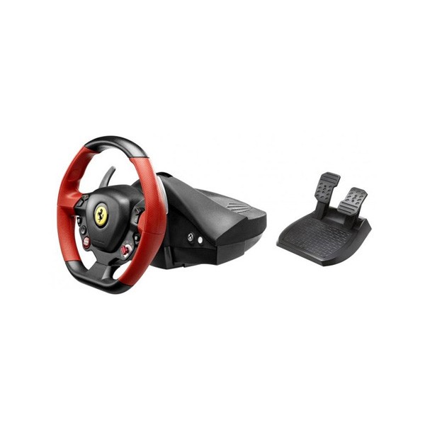 Volante THRUSTMASTER Ferrari 458 Spider (Xbox One) THRUSTMASTER - Controladores de jogo - simulador, xbox one, usb, preto/vermelho