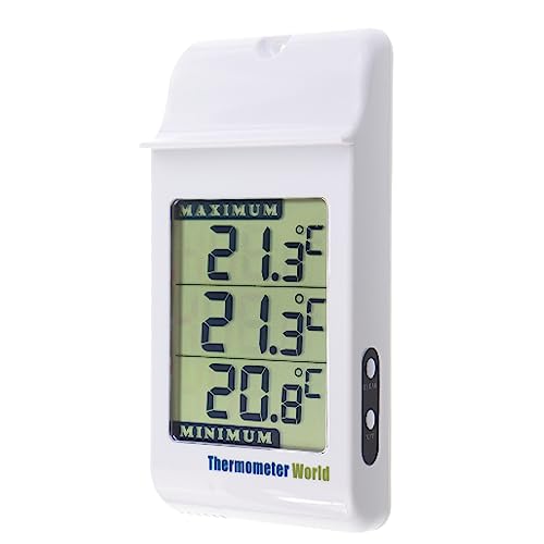 Termómetro Exterior GRANDE DIGITAL 1000000071 Thermometer World - Termômetros domésticos - digital, visor lcd, -10ºc a 40ºc, max/min, reset